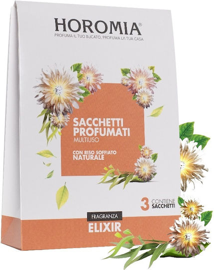 Еликсир 3 ароматизирани сашета за чекмеджета и гардероби Horomia