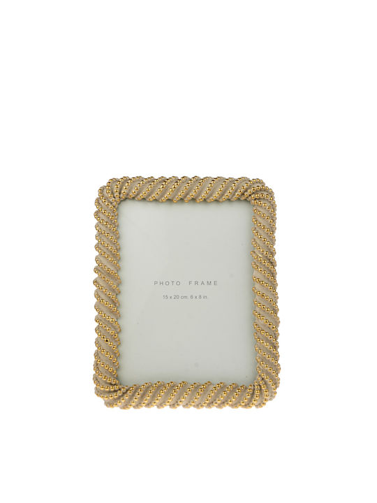 Zen Collection Plastic Photo Frame with Gold Frame