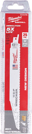 Milwaukee 48008706 Остриета "Wrecker" 230 мм 25 бр Mw