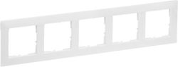 Frame 5-Gang White Seano 765175 Legrand 765175