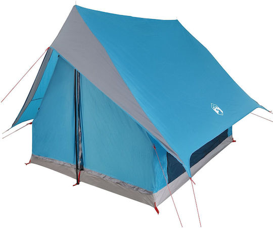 vidaXL Summer Camping Tent Blue 220x220x184cm