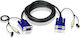 KVM кабел Aten 2L-2402A VGA женски + RCA към VGA мъжки + RCA 1.8 м