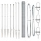 vidaXL Draht für Gartenzaun aus Stahl 150x3.2x170cm 7Stück Gray