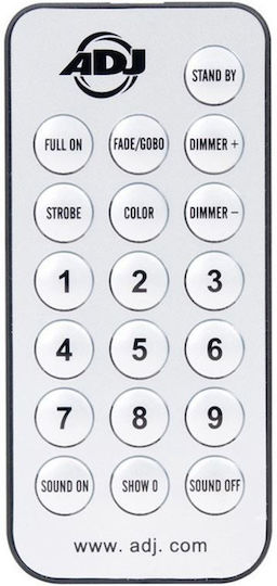 Telecomandă IR UC Adj pentru LED-uri Par, Bare și Wash-uri