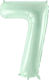 Baloane Cifre Verde Mentă 86 Cm – 34″ 7
