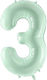 Baloane Cifre Verde Mentă 86 Cm – 34″ 3