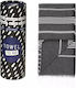 Towel To Go Beach Towel Black