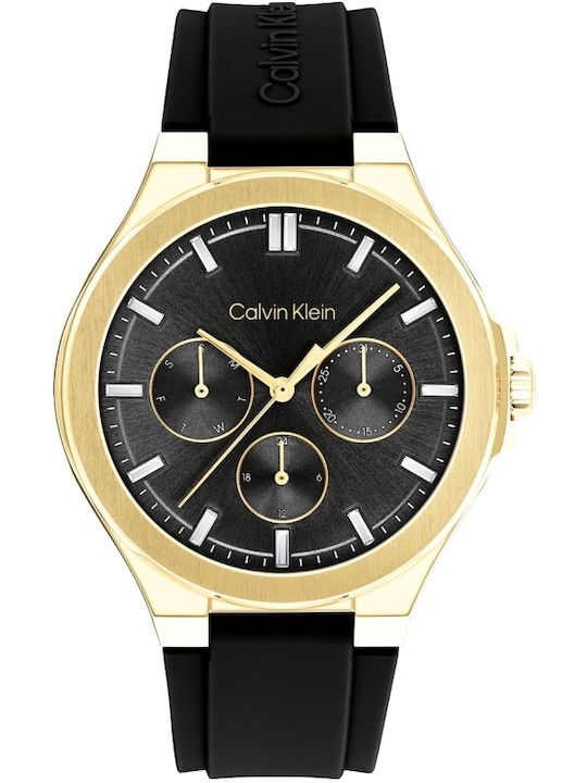 Calvin Klein Vibrancy Ceas de Damă cu Negru Brățară Metalică