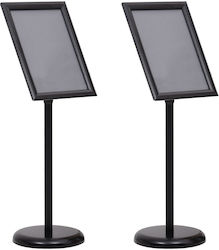 vidaXL Publication Display Stand Single Sheet A3 2 Pieces