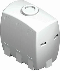 Slim S7 Vertical Narrow Plastic Storage Tank 1300lt for Water / Petroleum White Slim S7 Vertical Narrow Plastic Storage Tank 1300lt for Water / Petroleum White