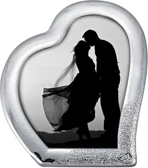 Slevori Hochzeitskronen-Etui Herz Silber 19.5x24.5εκ.