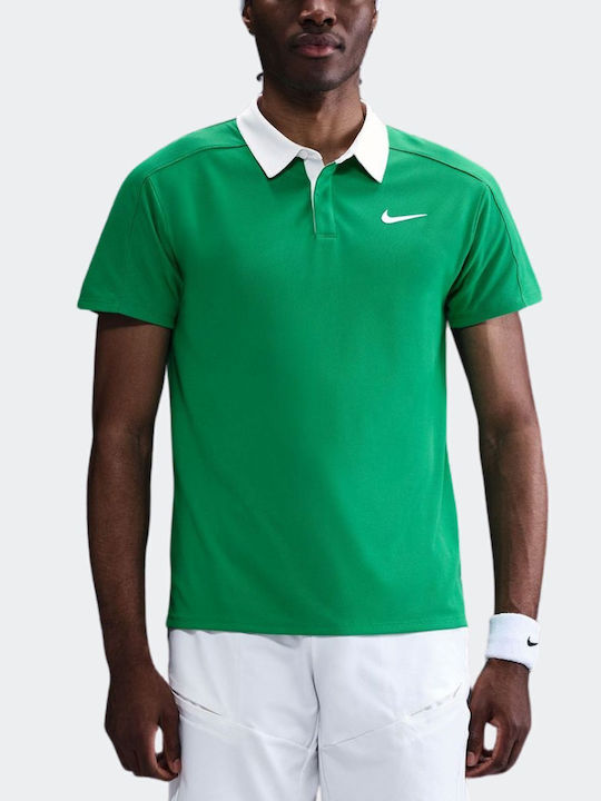 Nike FZ6931-324 Men's Green Tennis Blouse