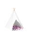 vidaXL Kids Play Tunnel White