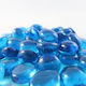 Chessex Catseye Crystal Aqua Glass Stones Token...