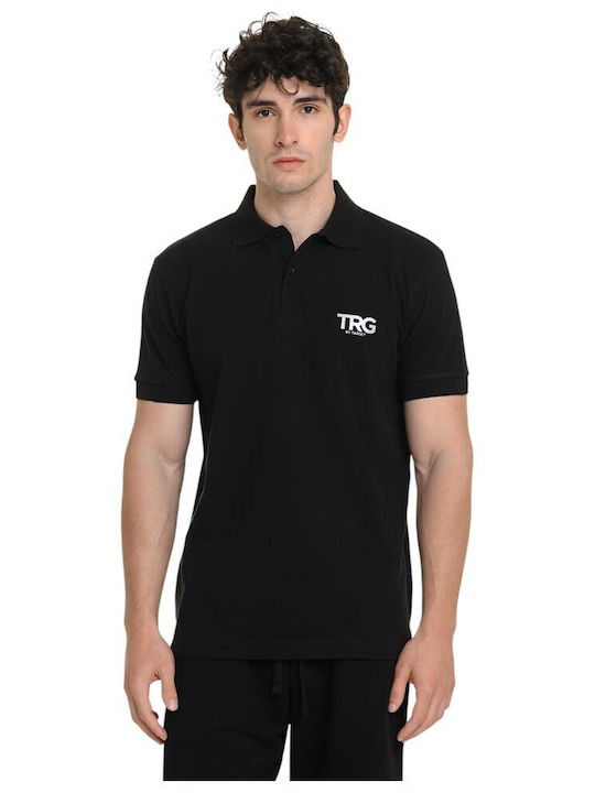 Target Polo Short Sleeve Blouse Black