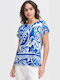 Women's Blouse Blue