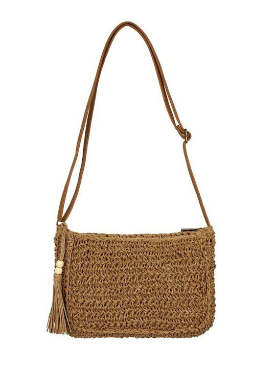 Aquablue Fabric Beach Bag Brown
