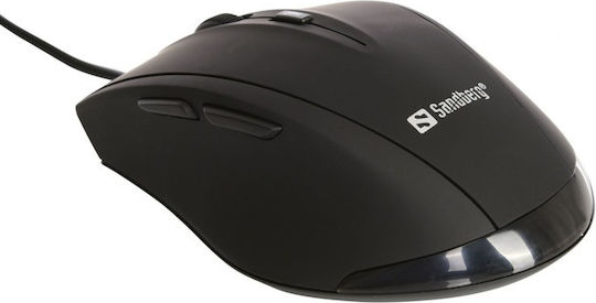 Sandberg SNB-630-06 Cu fir Mouse Negru