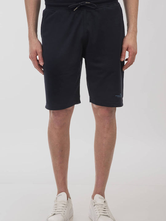 Double Men's Athletic Shorts Blue