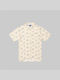 Kurzärmlig Hemd Beige
