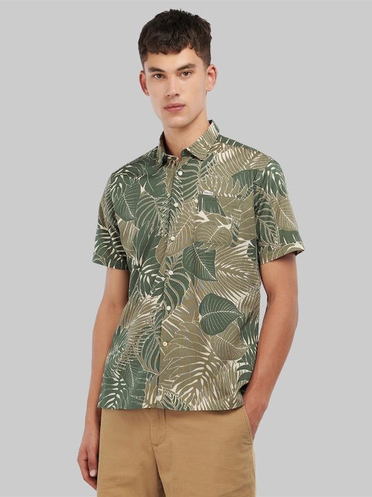 Barbour Cornwall Cu mânecă scurtă In Cămașă Verde