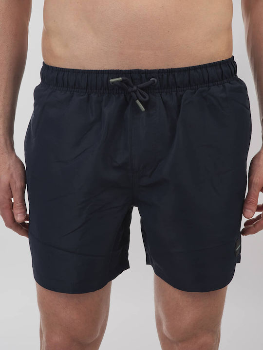 Double Men's Swimwear Shorts Blue