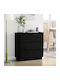 Συρταριέρα Креватокамарас Дървена Black Oak 71x34.5x75бр