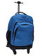Must Team Reisegepäck Blau mit 4 Räder