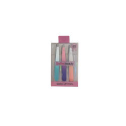 Beauty Salon Sweet Beauty Mehrfarbiges Augenbrauenpinzetten-Set, 3-teilig