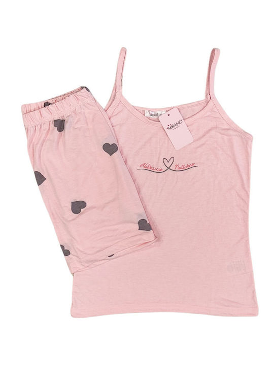 Mirano Homewear Summer Women's Pyjama Set Pink