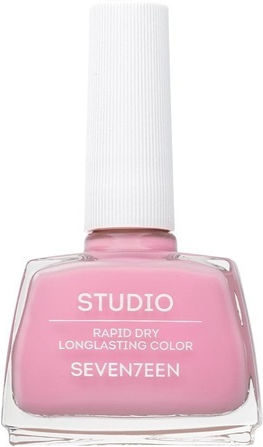 Seventeen Studio Glossy Nail Polish Quick Dry Pink 276 12ml