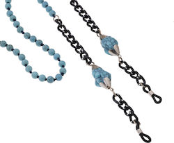 Brillenkette wie ein Türkis-Schmuckstück Brillenkette wie ein Türkis-Schmuckstück