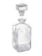 Relaxdays Sticlă Carafă de Servire Whiskey 9buc cu Dop Transparentă 900ml 1buc