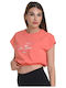 Women's Blouse Sleeveless Orange