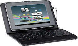 Tracer Flip Cover με Πληκτρολόγιο (Compatible with tablets up to 7 inches) Μαύρη