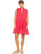 Pink Label Damen Kleid Strand Coral