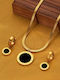 Set with Necklace & Earrings Gold Plated