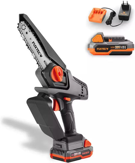 Fuxtec Pruning Battery Chainsaw 1x2Ah 20V 1.44kg with Blade 10cm