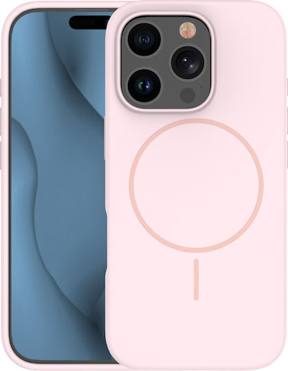 TelForceOne Silicone Thin Mag Back Cover Silicone Pink (iPhone 13)