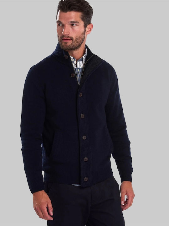 Barbour Ανδρική Ζακέτα Πλεκτή Μπλε