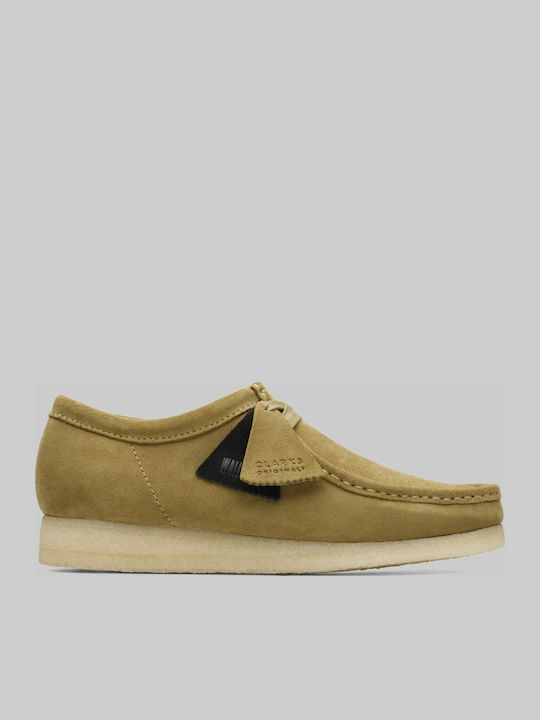 Clarks Wallabee Wildleder Herren Mokassins in G...