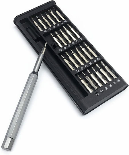 Set of 24 Durable Chrome Vanadium Steel Bits Oem 6024 6024