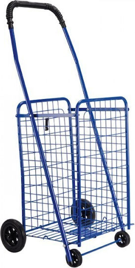Shopping Trolley Blue 54x47x96cm