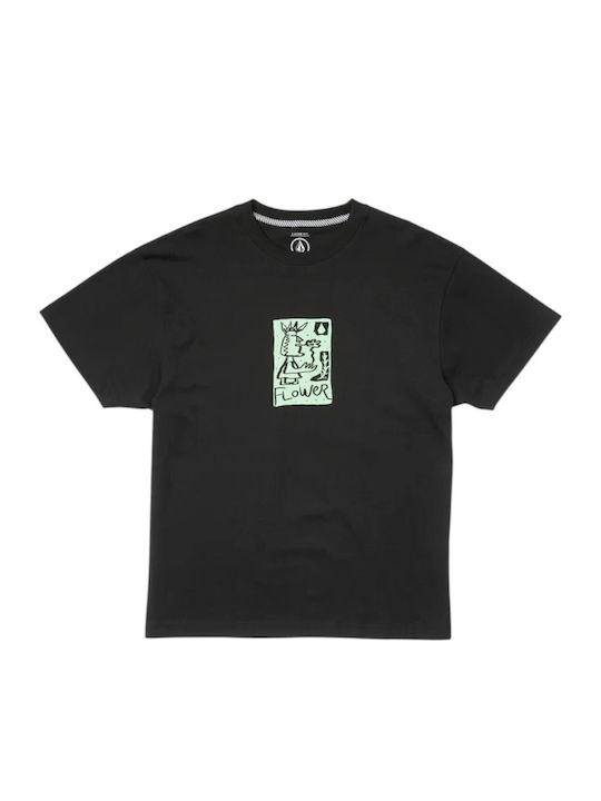 Kids' T-shirt Black Flowatch