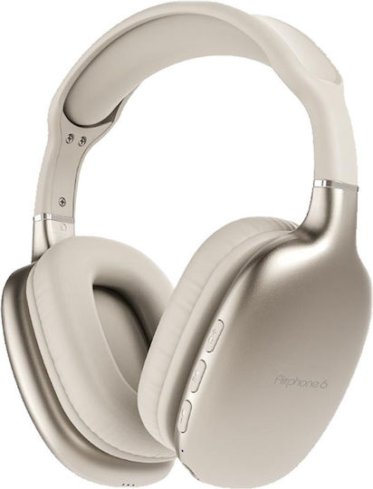 Sonic Gear Airphone 6 Kabellose Bluetooth Über Ohr Kopfhörer mit 10 Stunden Betriebszeit Gold