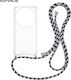 Sonique Armor Clear Silicone Case with Cord for...