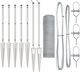 vidaXL Plasă De Sârmă Galvanizată Gri 1x10m
