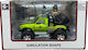 Figurină Metalică Jeep Verde