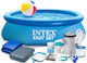 Intex Runde Schwimmbecken PVC 3853l Aufblasbar ...