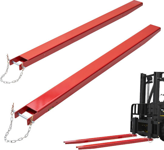 Vevor 72" Fork Extensions Durable Steel 1 Pair Red Jzhctcxs72ins02aqv0
